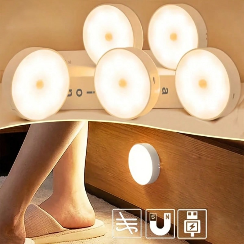 Drawer Dresser White - Lampu malam 5 buah dengan 8