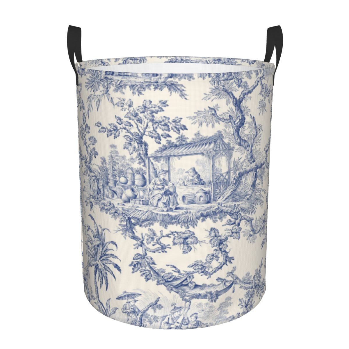 Laundry Hamper Nursery - Keranjang baju bayi Motif Perancis, keranjang