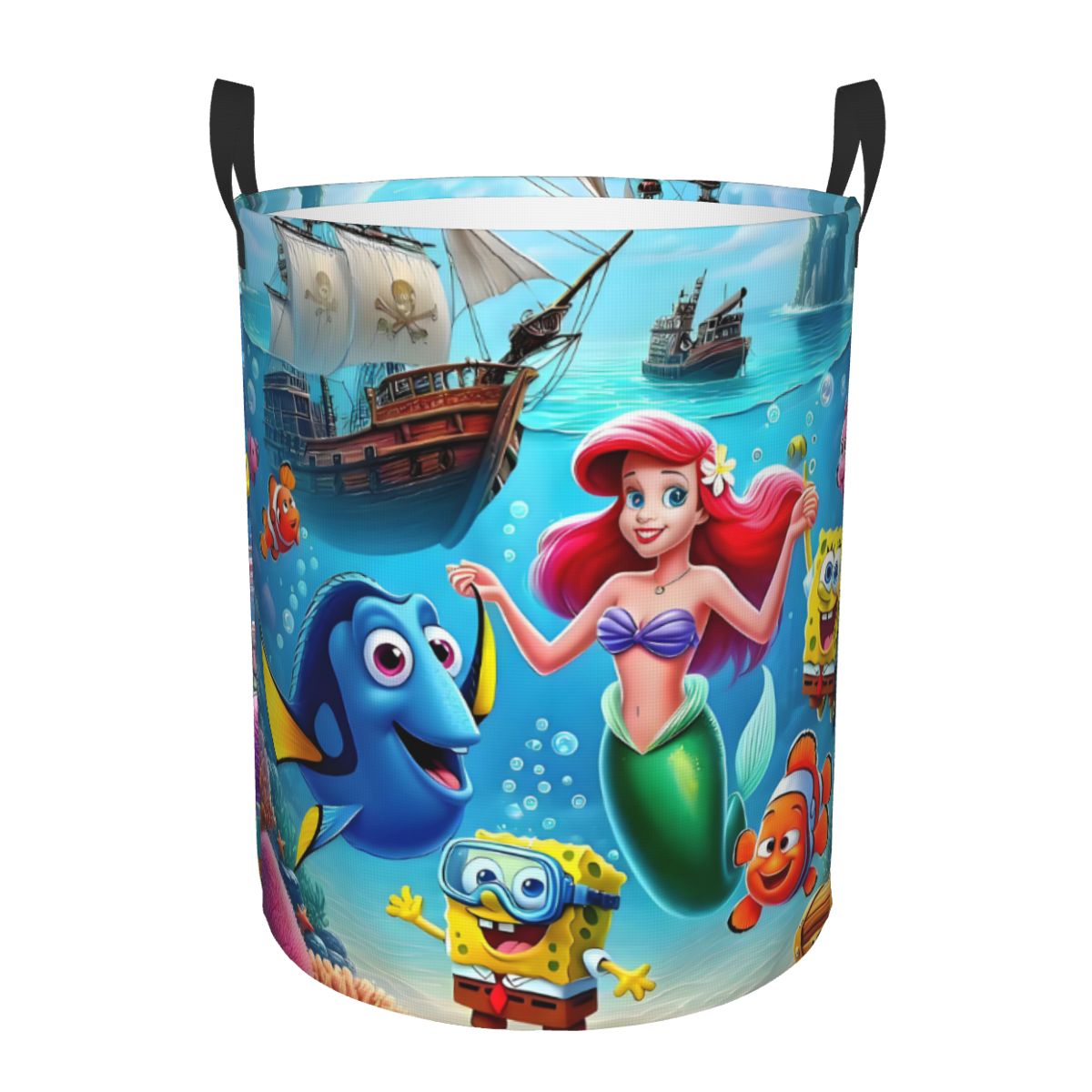 Laundry Hamper Nursery - Keranjang Cucian Lipat SpongeBob Finding Nemo