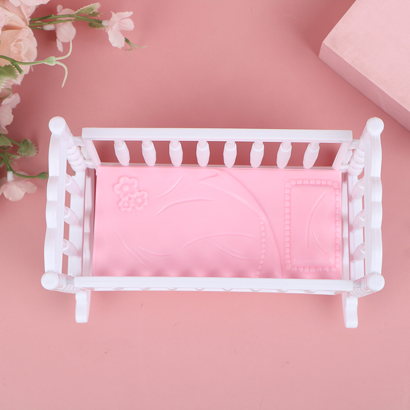 Baby Nursery Crib - Mainan Rattle Bayi Mini Warna Pink