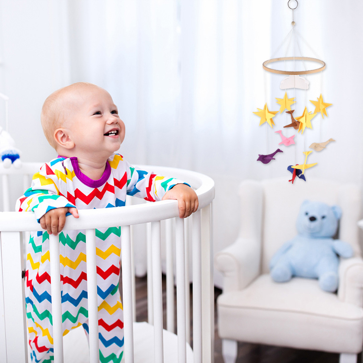 1Pcs Hiasan Gantung Tempat Tid - Baby Nursery Crib ulasan dan harga