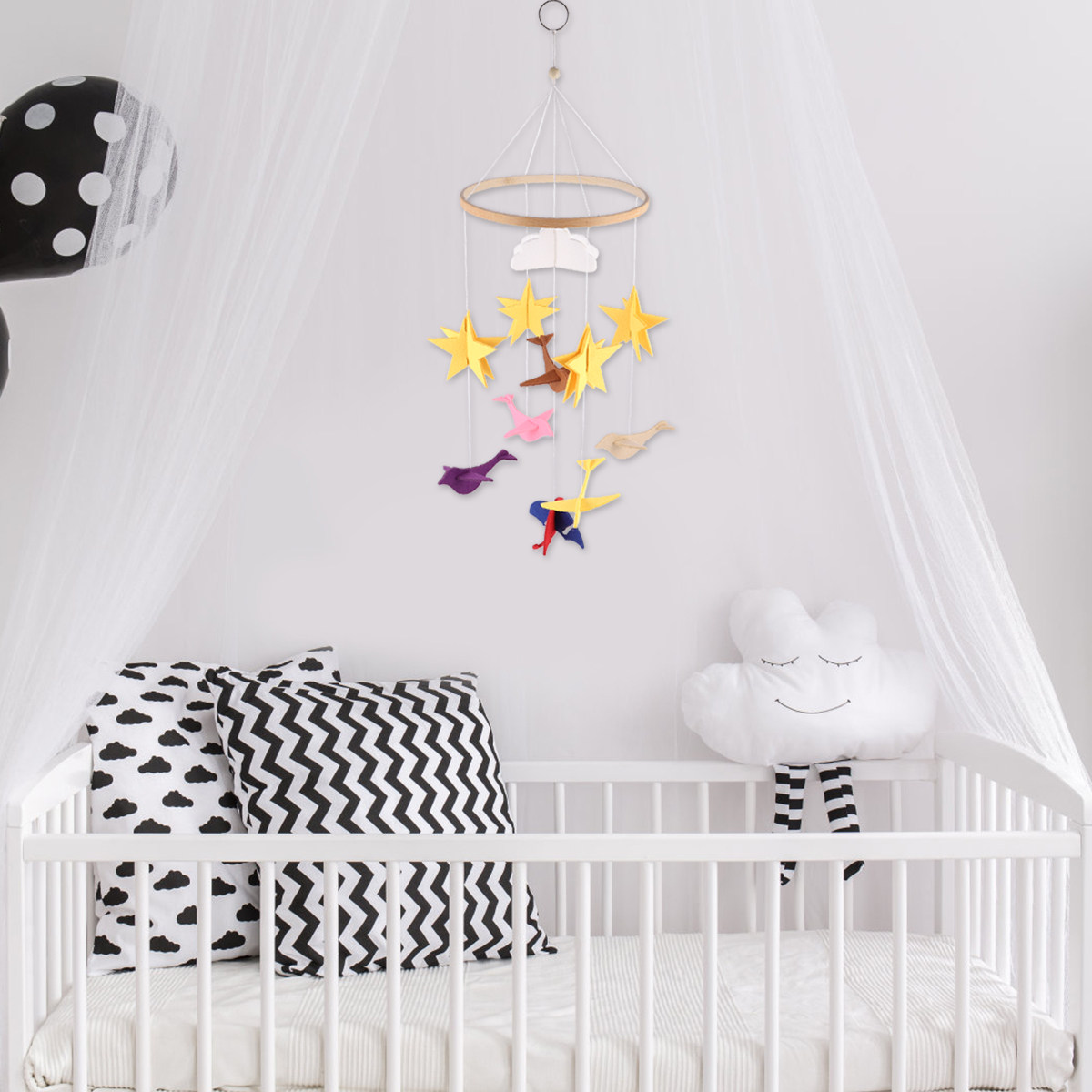 1Pcs Hiasan Gantung Tempat Tid - Baby Nursery Crib ulasan dan harga