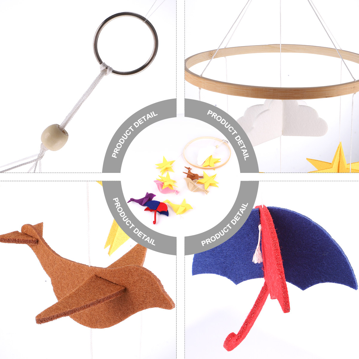 1Pcs Hiasan Gantung Tempat Tid - Baby Nursery Crib ulasan dan harga