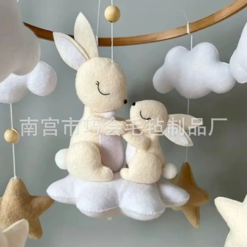 Mobile Bayi Kelinci Felt Lembu - Baby Nursery Crib ulasan dan harga