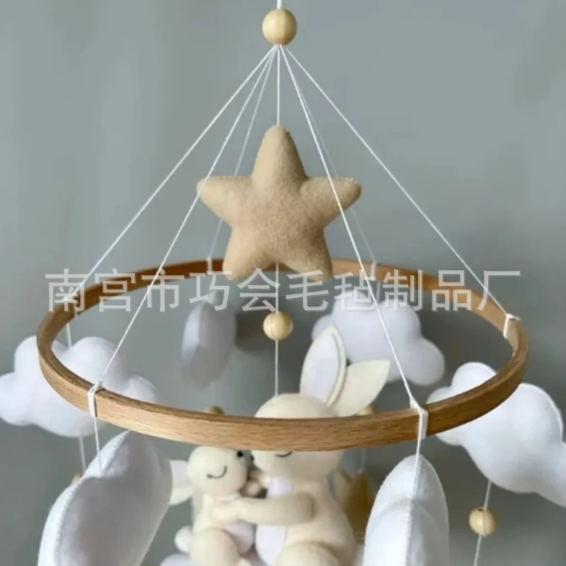 Mobile Bayi Kelinci Felt Lembu - Baby Nursery Crib ulasan dan harga