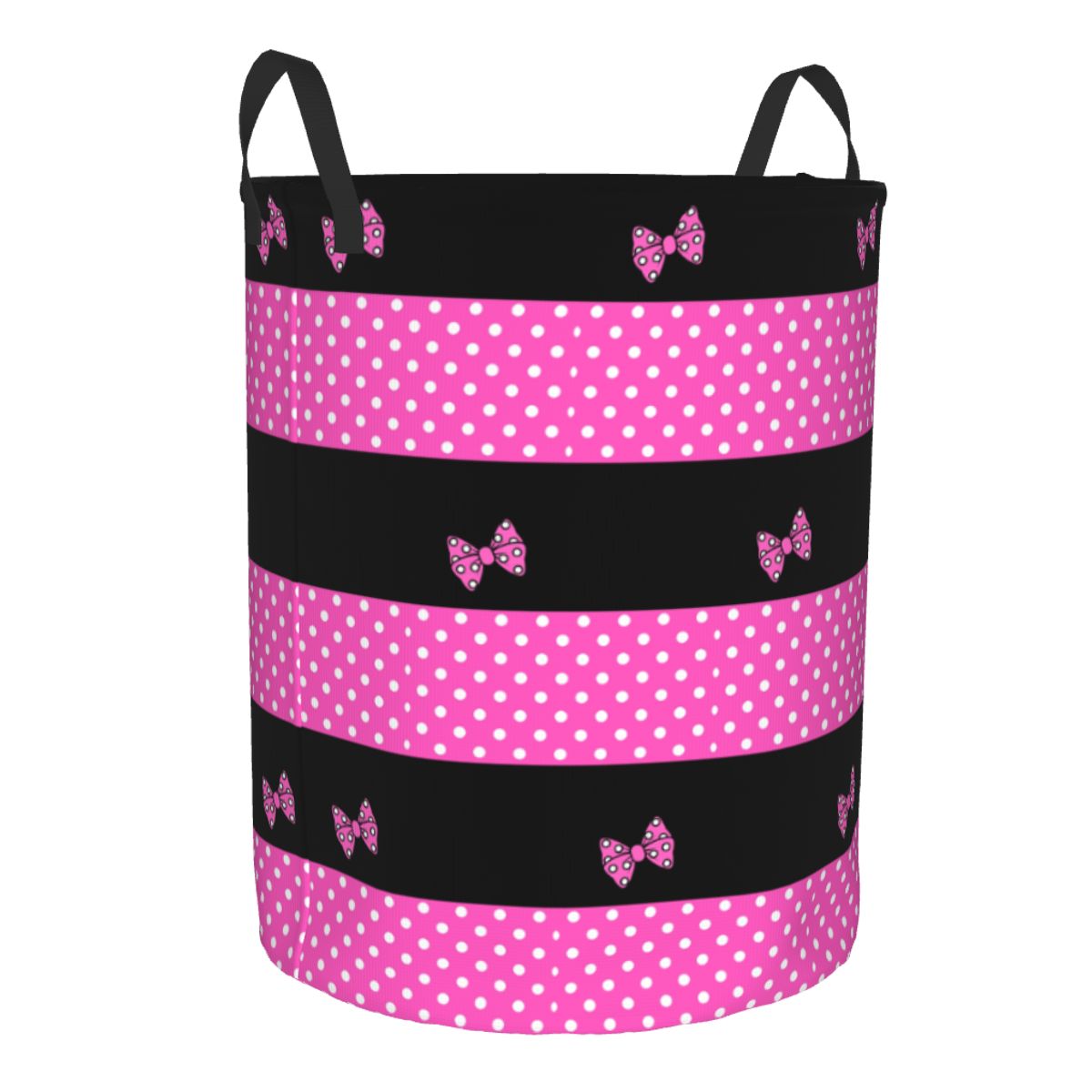 Keranjang cucian kustom Pink M - Laundry Hamper Nursery ulasan dan harga