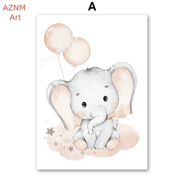 Poster Bayi Anak-anak Ayunan A - Baby Nursery Wall Art ulasan dan harga