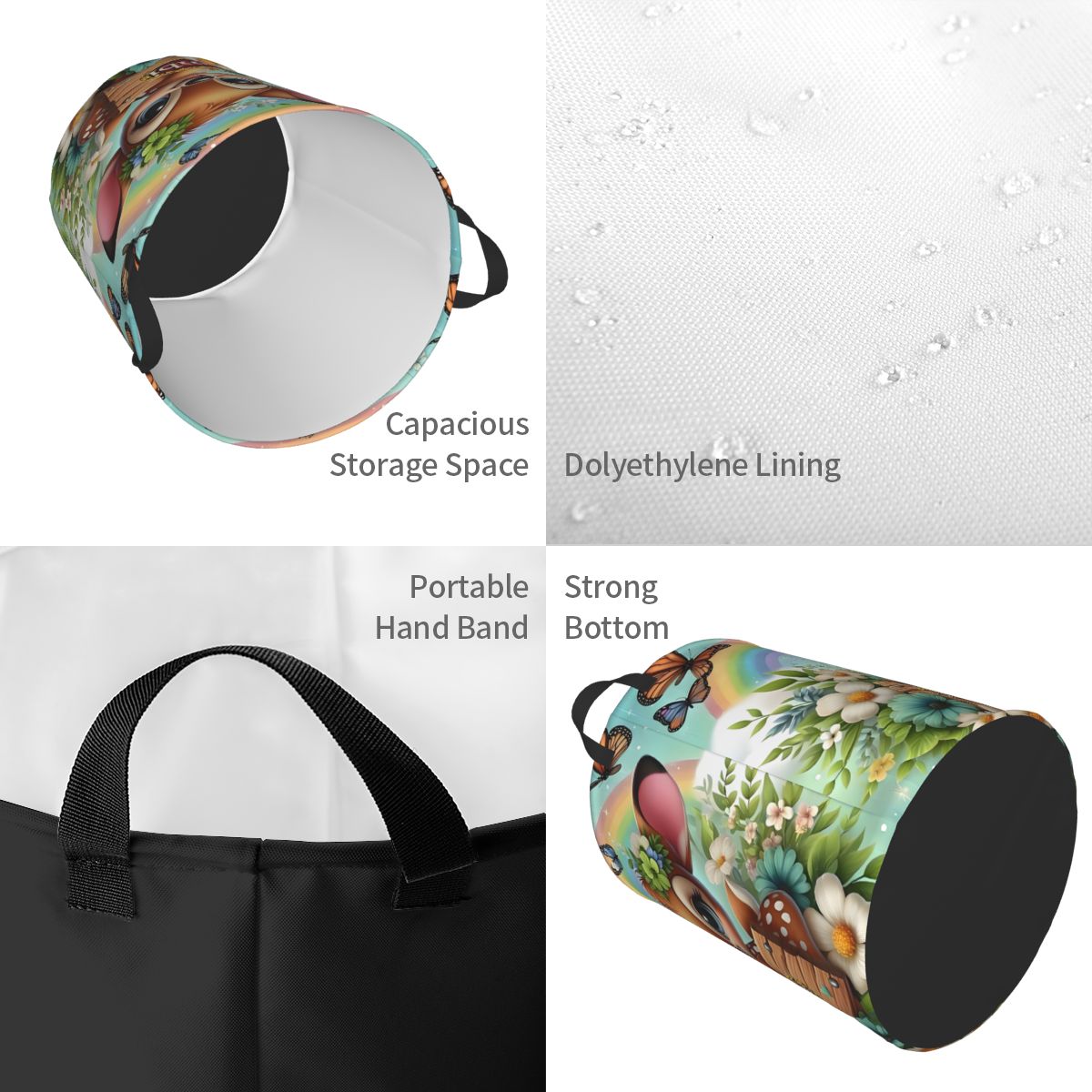 Keranjang Cucian Bambi Film Ka - Laundry Hamper Nursery ulasan dan harga