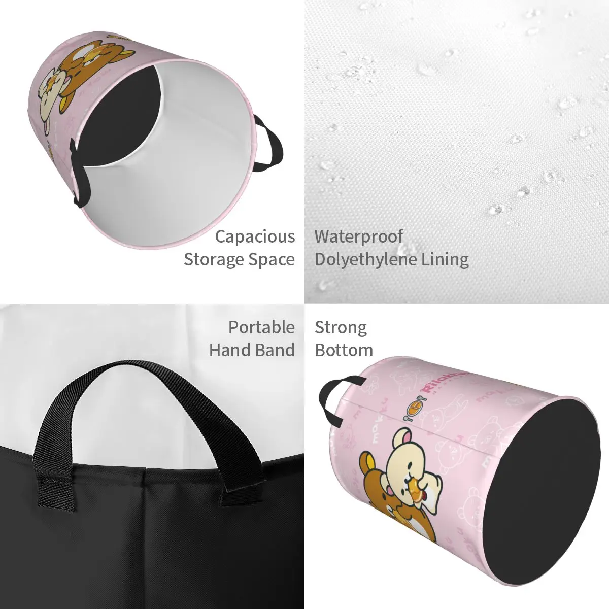 Keranjang Cucian Beruang Rilak - Laundry Hamper Nursery ulasan dan harga