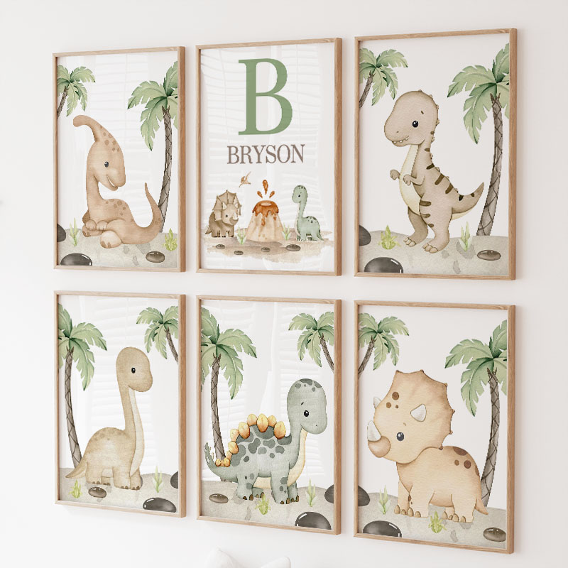 6 jenis Seni Dinding Kanvas Di - Baby Nursery Tree ulasan dan harga
