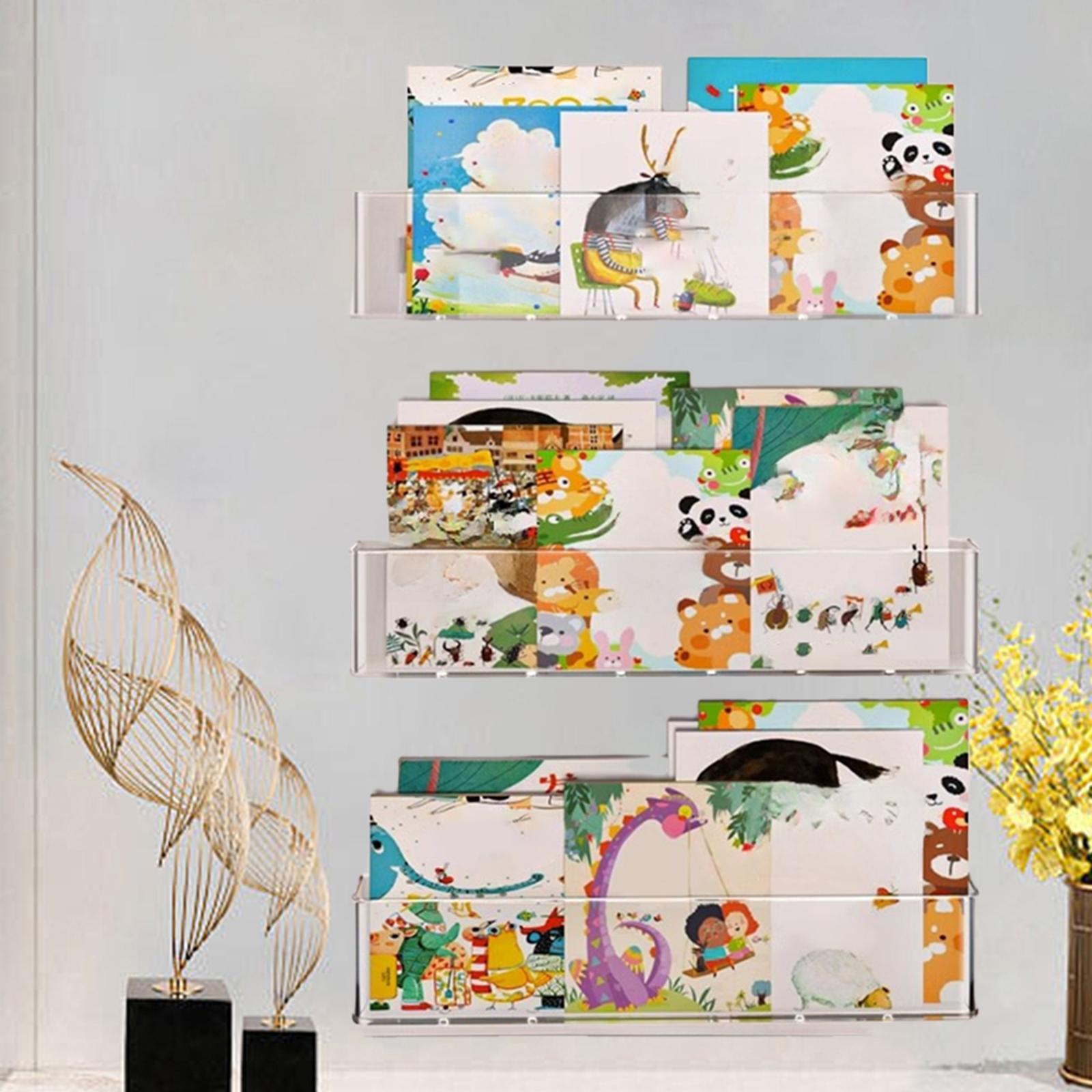3x Rak Buku Mengambang Rak Buk - Baby Nursery Floating Shelves ulasan dan harga