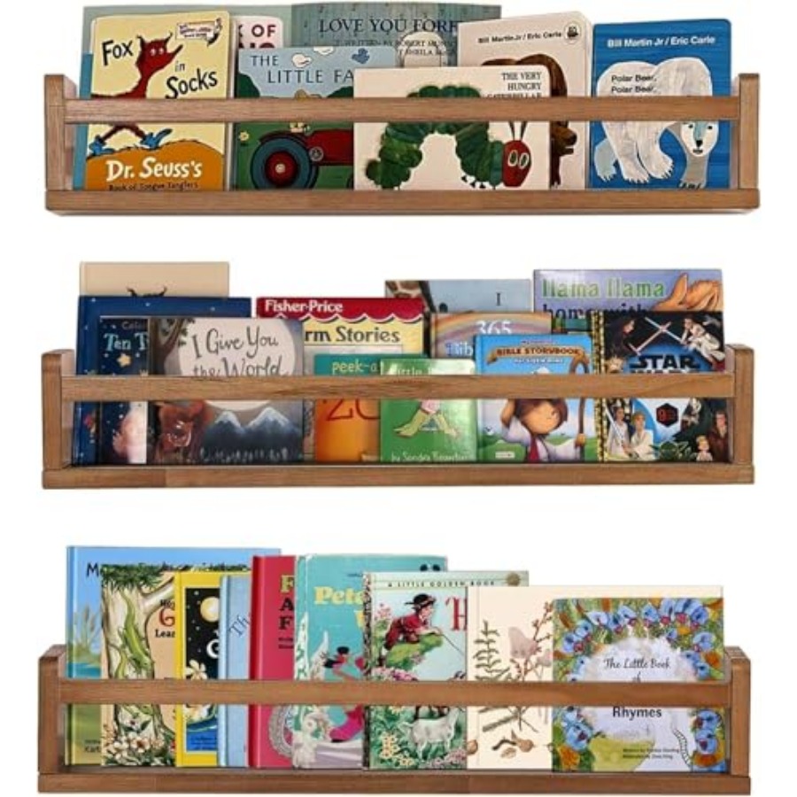 Rak Buku Menggantung untuk Dek - Baby Nursery Floating Shelves ulasan dan harga