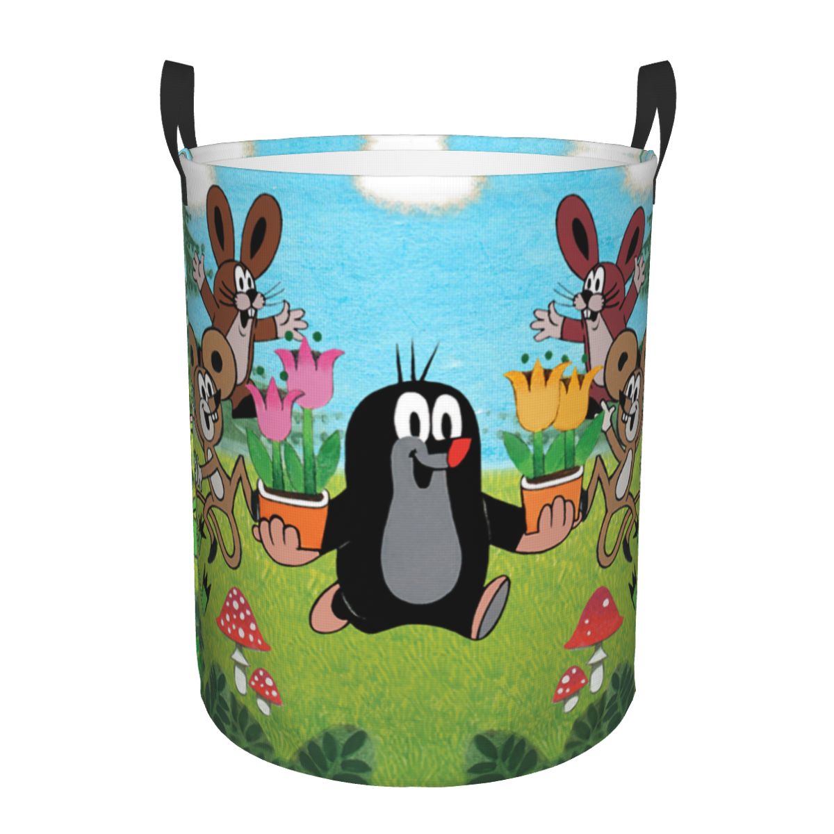 Happy Mole keranjang cucian da - Laundry Hamper Nursery ulasan dan harga