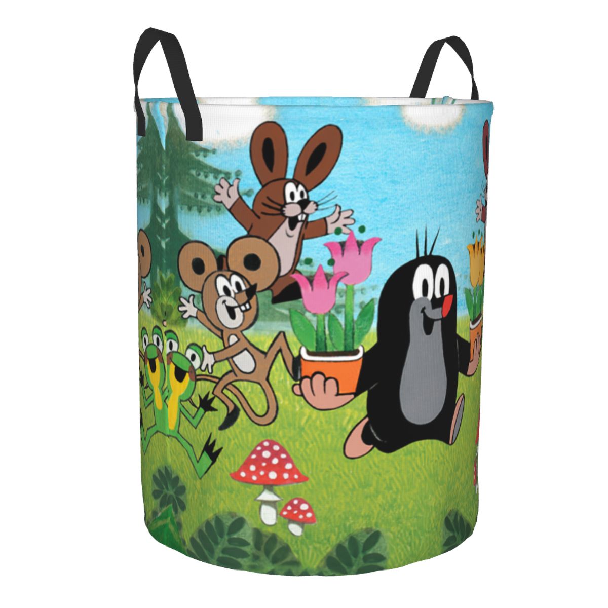 Happy Mole keranjang cucian da - Laundry Hamper Nursery ulasan dan harga