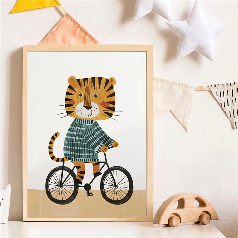 Anjing Pesawat Singa Di Mobil  - Baby Nursery Wall Art ulasan dan harga