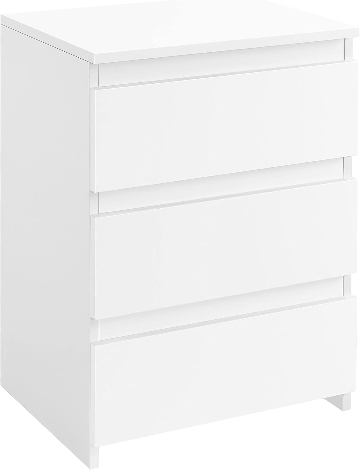 Meja Nakas Kecil dengan 3 Laci - Drawer Dresser White ulasan dan harga