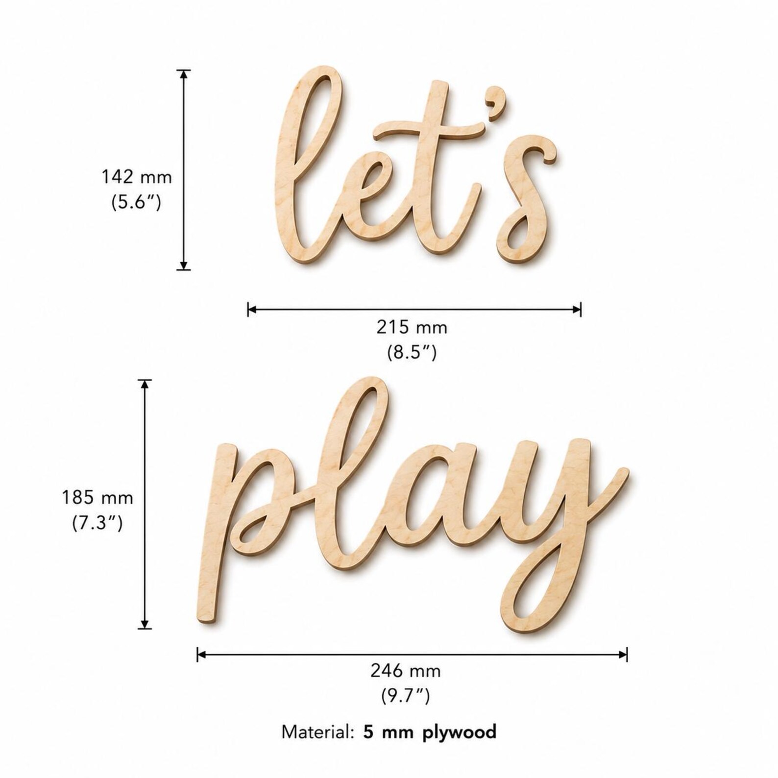Ayo Bermain dengan Papan Dindi - Baby Nursery Wall Art ulasan dan harga