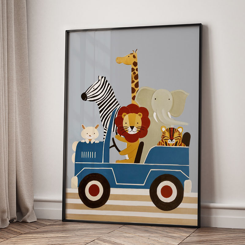 Lukisan Kanvas Seni Dinding Ka - Baby Nursery Wall Art ulasan dan harga