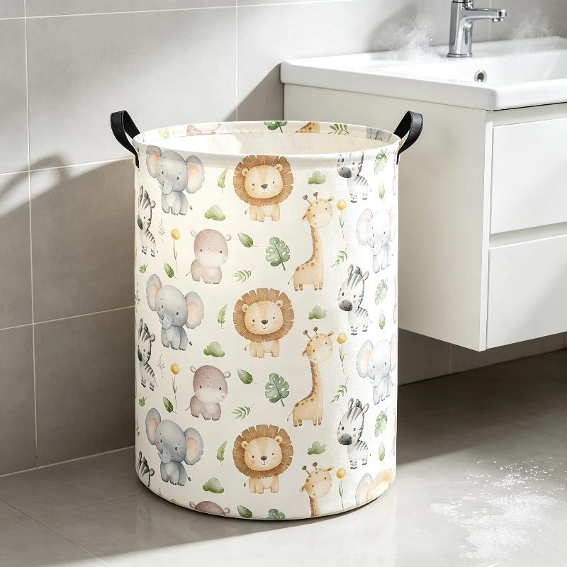 Keranjang Penyimpanan Lipat Mo - Laundry Hamper Nursery ulasan dan harga