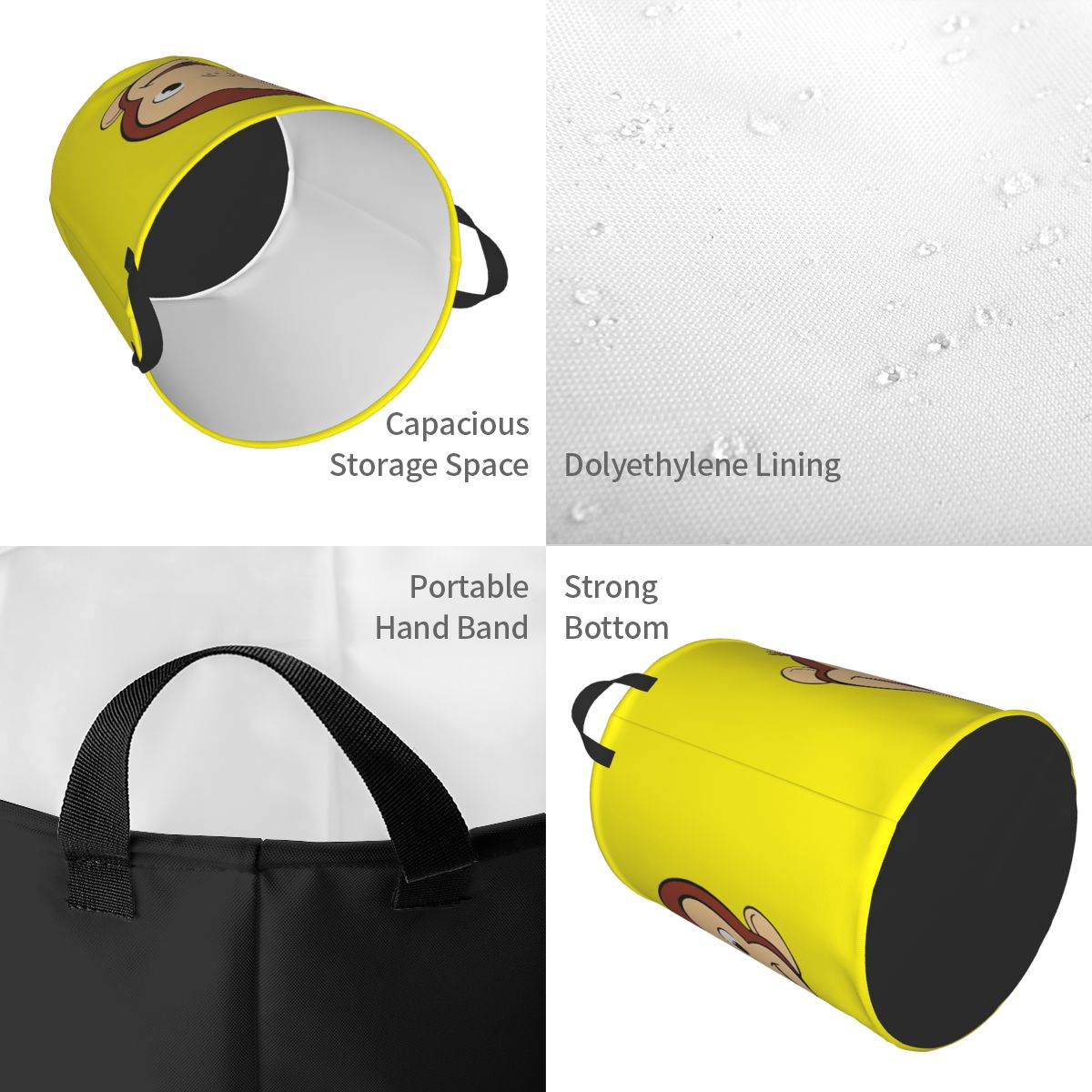 Keranjang Cucian Anime Monyet  - Laundry Hamper Nursery ulasan dan harga