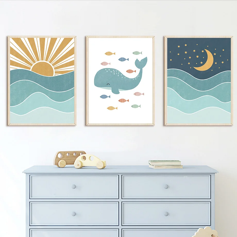 1 Buah Poster Lukisan Kanvas S - Baby Nursery Quotes ulasan dan harga