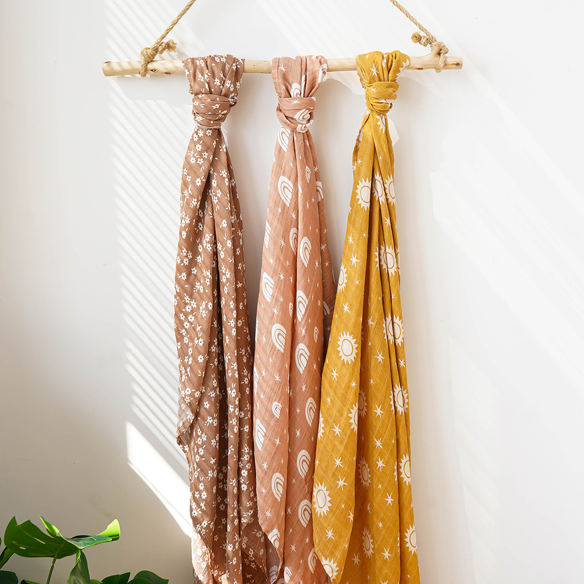 Selimut bedong bayi, 120x110cm - Baby Nursery Essentials ulasan dan harga