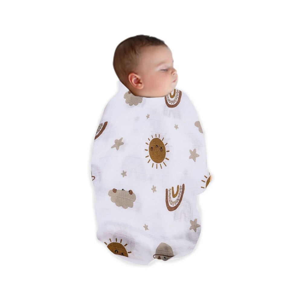 Selimut bedong bayi katun bamb - Baby Nursery Essentials ulasan dan harga