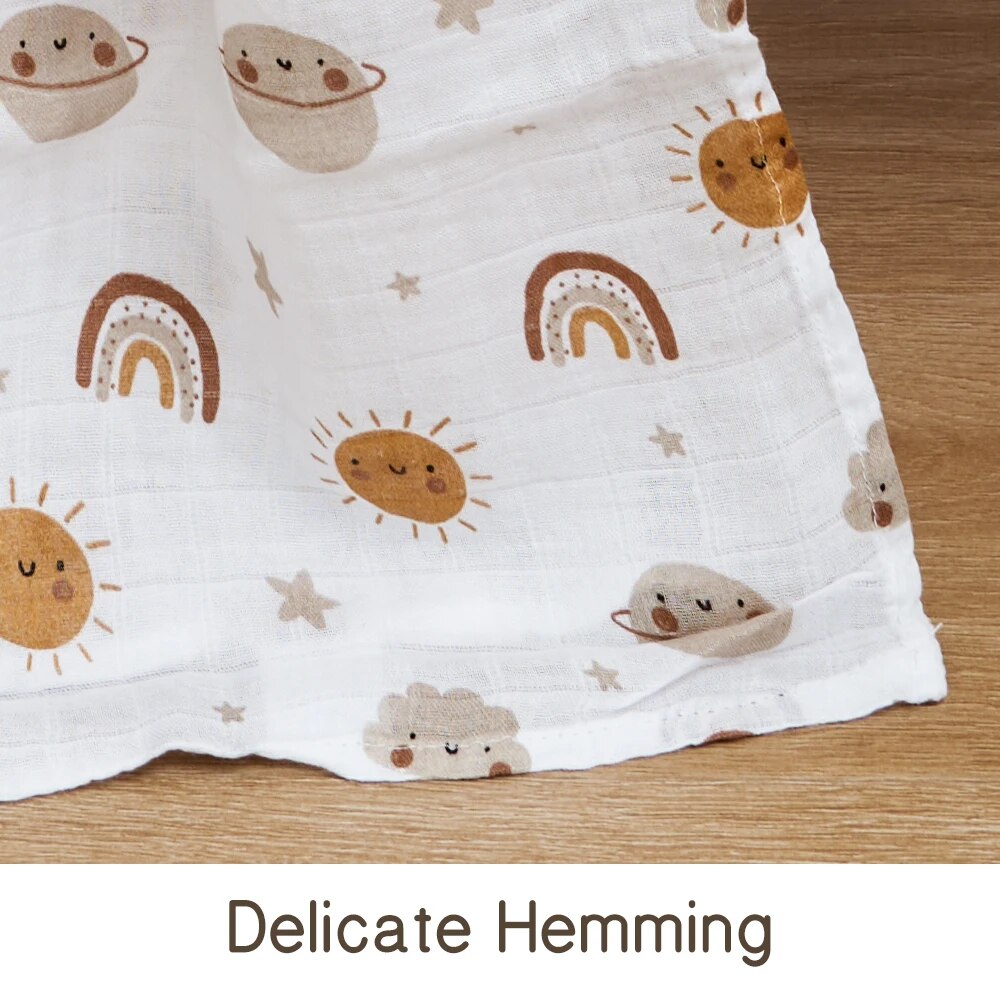 Selimut bedong bayi katun bamb - Baby Nursery Essentials ulasan dan harga